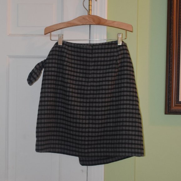 Macy's Riley & Rae Plaid Side-Tie Vivian High-Waist Skirt - Picture 3 of 3